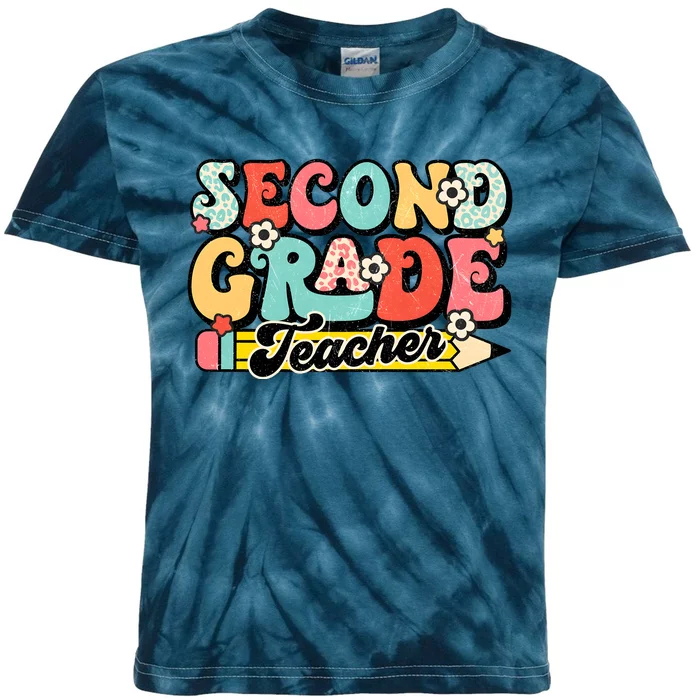 Second Grade Teacher 2nd Grade Teacher Kids Tie-Dye T-Shirt