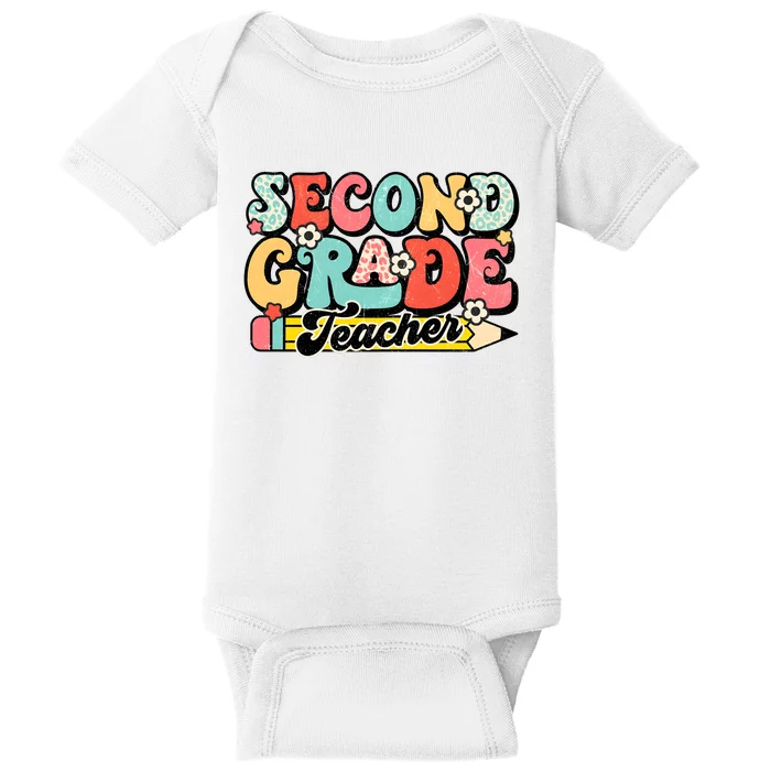 Second Grade Teacher 2nd Grade Teacher Baby Bodysuit