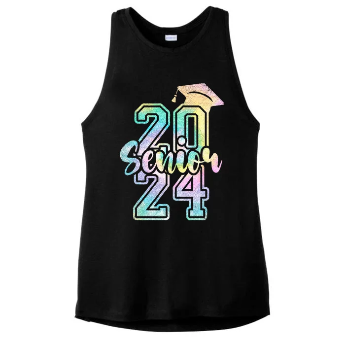 Senior Graduation Trip Cruise 23 Aw Ship Party Cruise Ladies Tri-Blend Wicking Tank