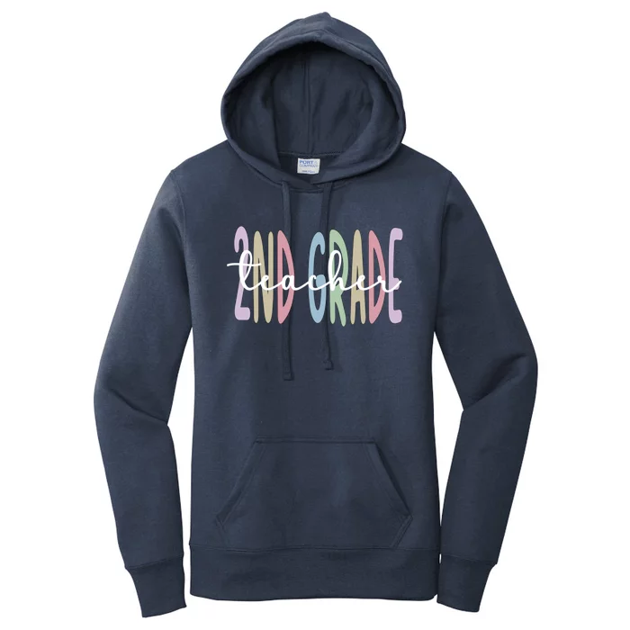 Second Grade Teacher Appreciation 2Nd Grade Teacher Great Gift Women's Pullover Hoodie