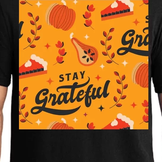 Stay Grateful Thanksgiving Holiday Pajama Set