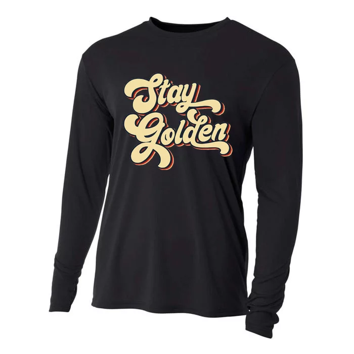 Stay Golden  The Golden Cooling Performance Long Sleeve Crew