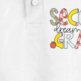 Second Grade Teacher Back To School 2nd Grade Dream Team Dry Zone Grid Performance Polo