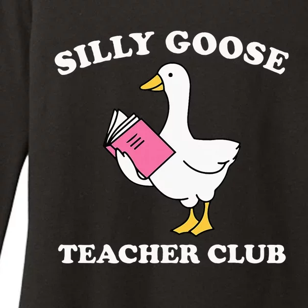 Silly Goose Teacher Club Back To School Teacher Silly Goose Womens CVC Long Sleeve Shirt