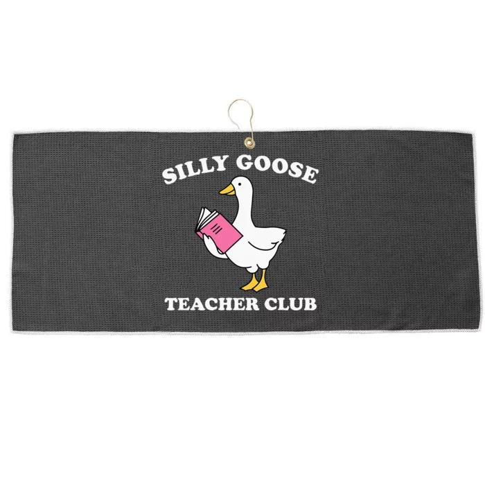 Silly Goose Teacher Club Back To School Teacher Silly Goose Large Microfiber Waffle Golf Towel