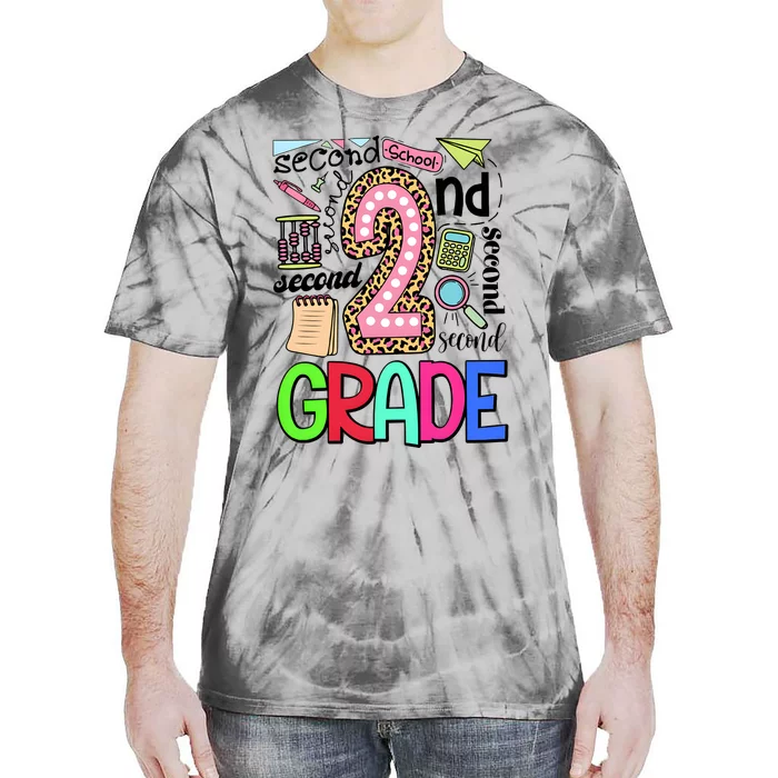 Second Grade Teacher 2nd Grade Back To School Tie-Dye T-Shirt