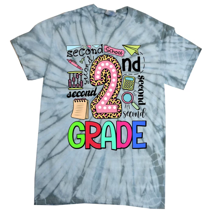 Second Grade Teacher 2nd Grade Back To School Tie-Dye T-Shirt