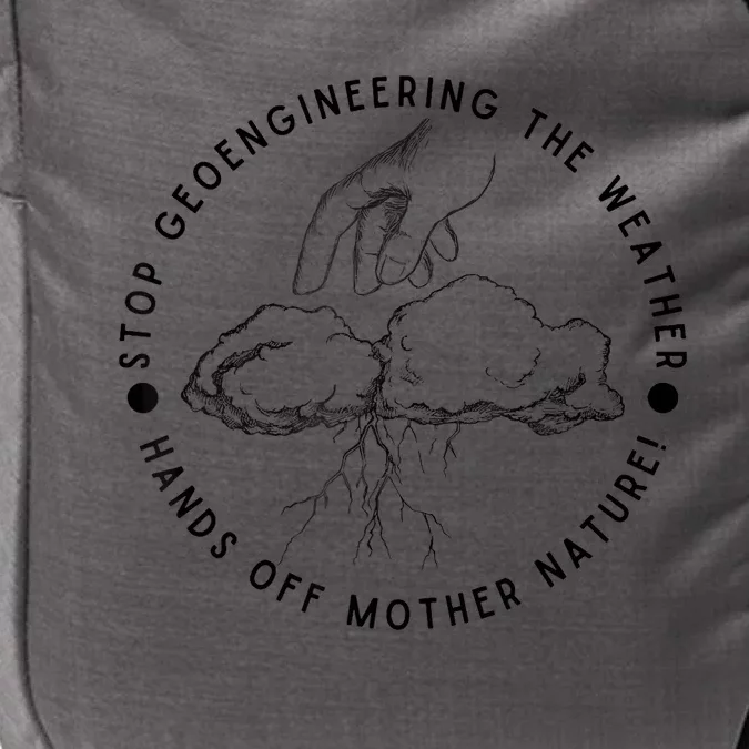 Stop Geoengineering The Weather Antigovernment Impact Tech Backpack