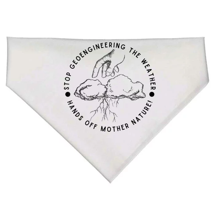 Stop Geoengineering The Weather Antigovernment USA-Made Doggie Bandana