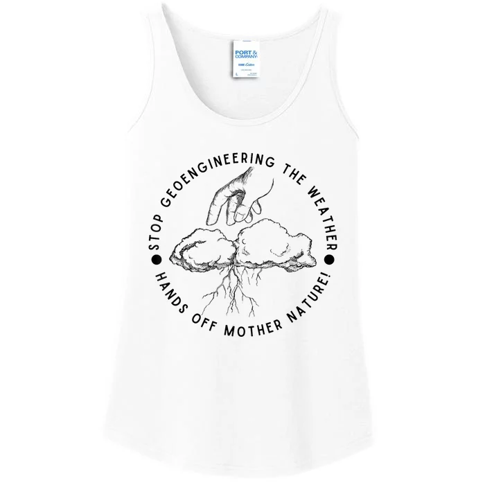 Stop Geoengineering The Weather Antigovernment Ladies Essential Tank