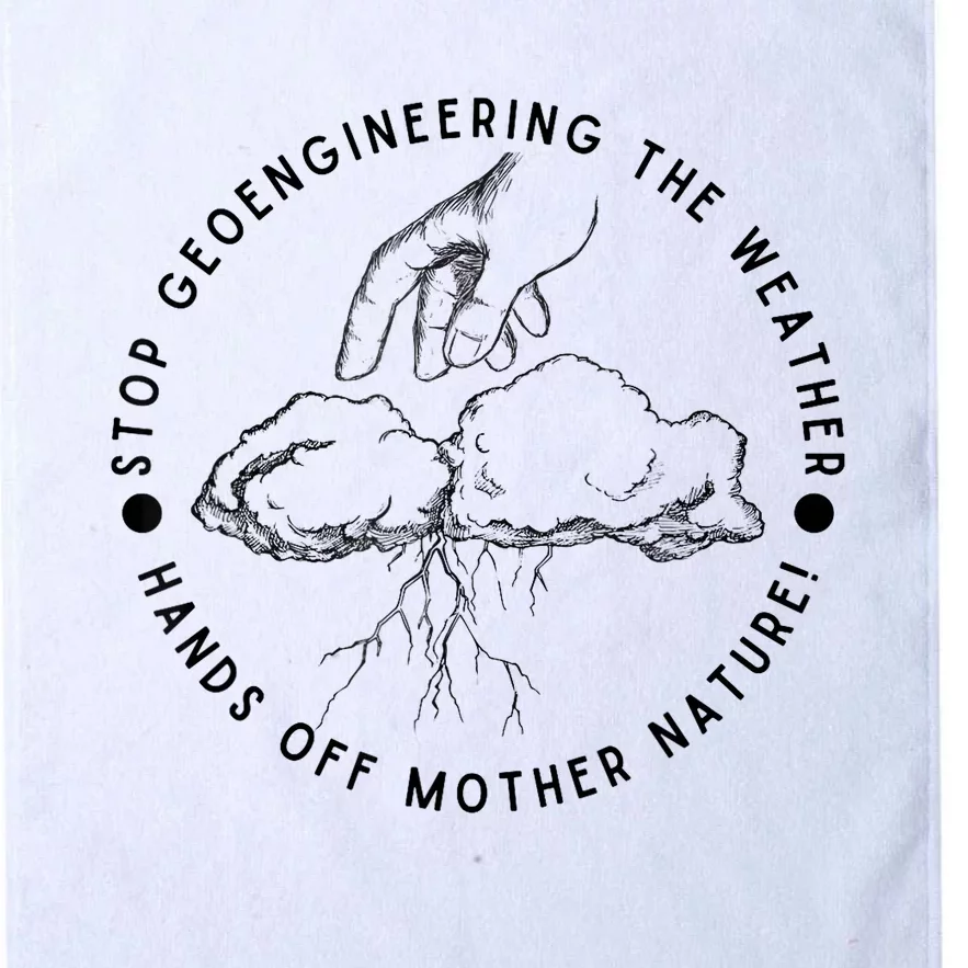 Stop Geoengineering The Weather Antigovernment Platinum Collection Golf Towel