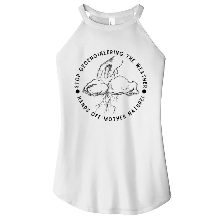 Stop Geoengineering The Weather Antigovernment Women’s Perfect Tri Rocker Tank