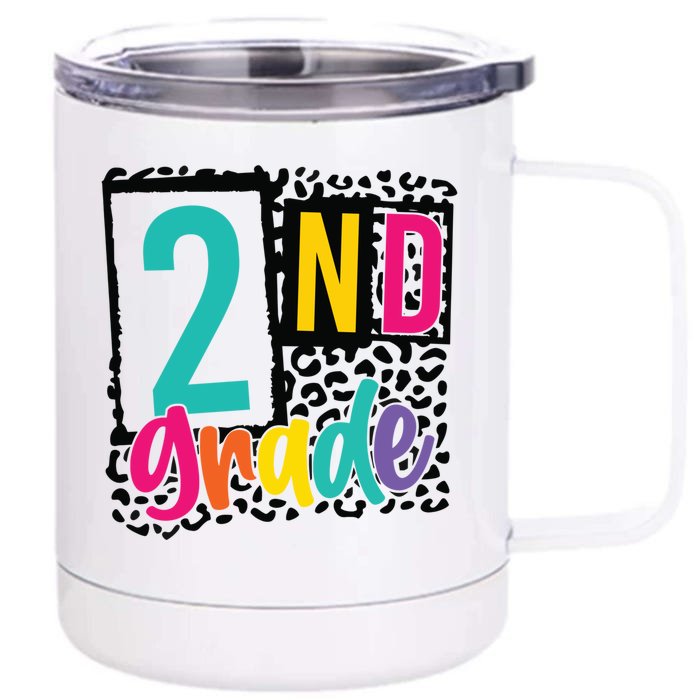 Second Grade Teacher Team 2Nd Grade Squad Gift Front & Back 12oz Stainless Steel Tumbler Cup