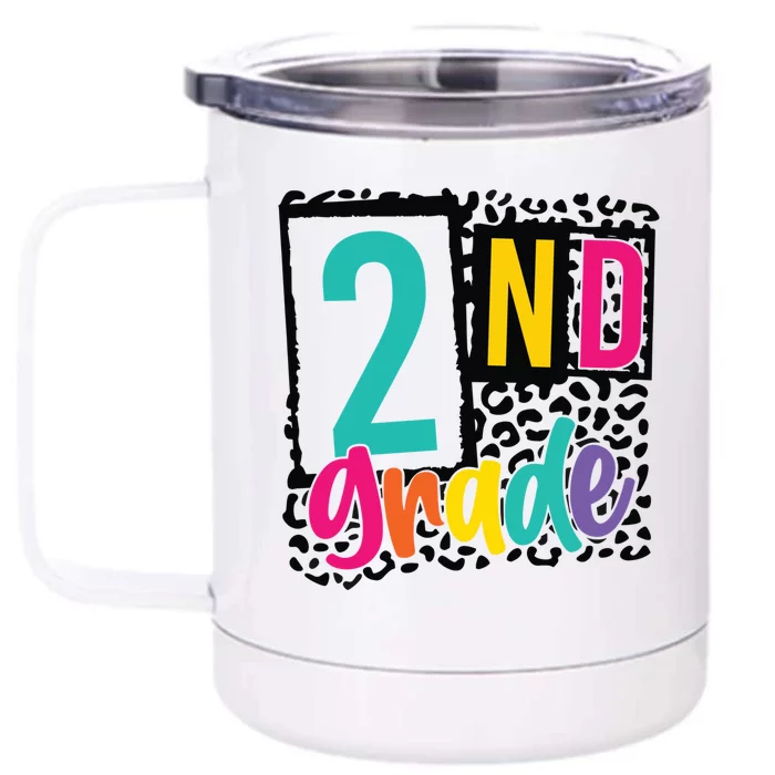 Second Grade Teacher Team 2Nd Grade Squad Gift Front & Back 12oz Stainless Steel Tumbler Cup