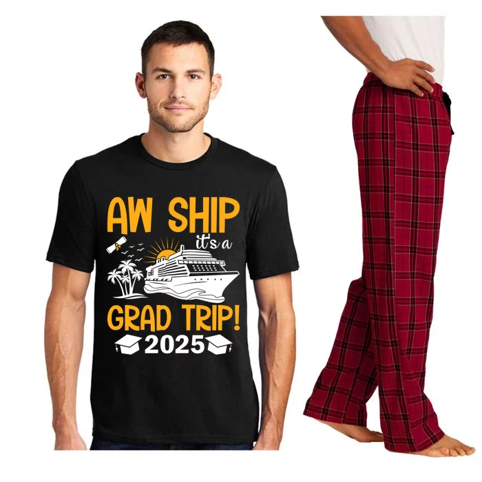 Senior Graduation Trip Cruise 2025 Aw Ship Party Cruise Gift Pajama Set