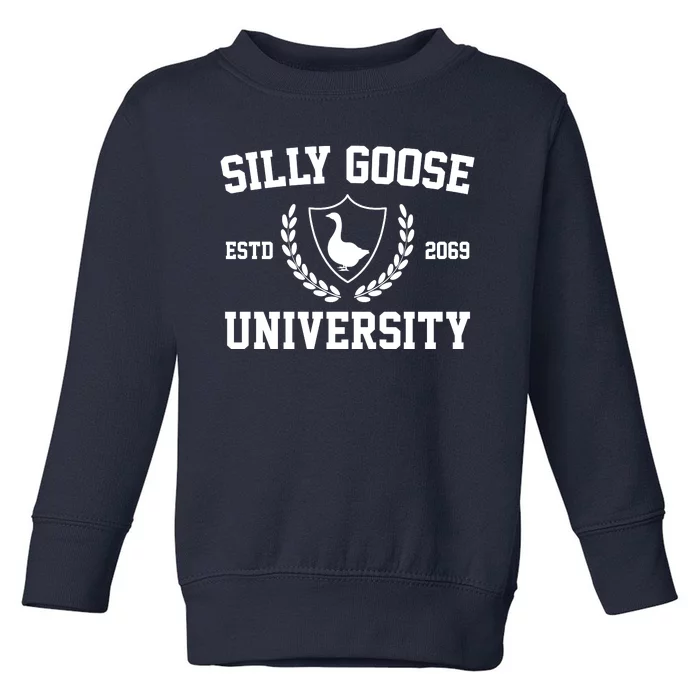 Silly Goose University Toddler Sweatshirt