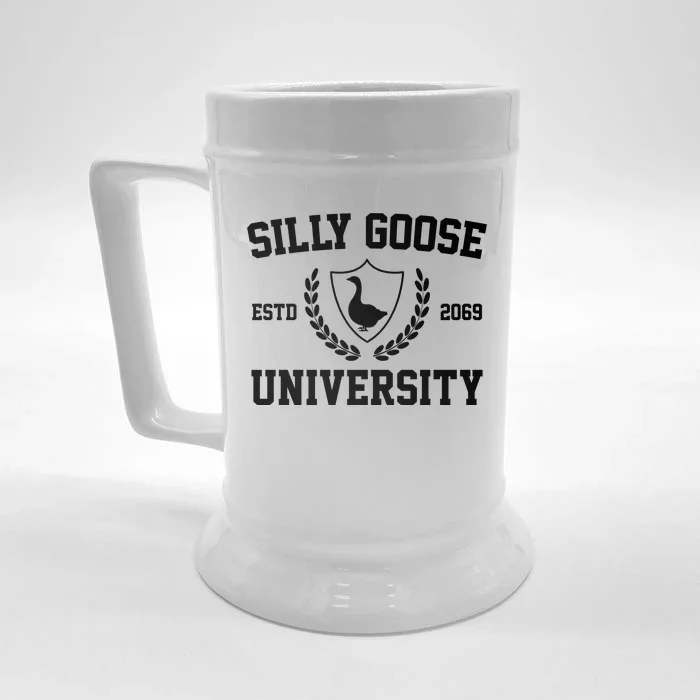 Silly Goose University Front & Back Beer Stein