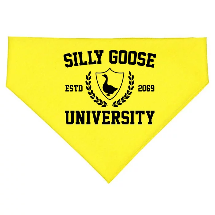 Silly Goose University USA-Made Doggie Bandana