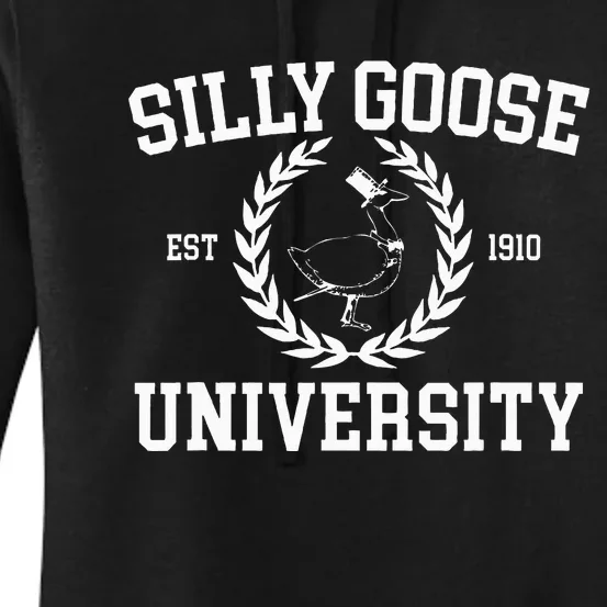 Silly Goose University Silly Goose Meme Costume Women's Pullover Hoodie