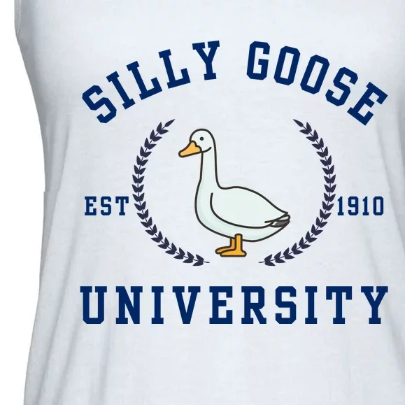 Silly Goose University Ladies Essential Flowy Tank