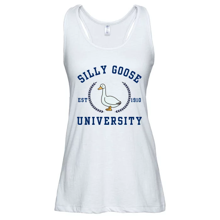 Silly Goose University Ladies Essential Flowy Tank