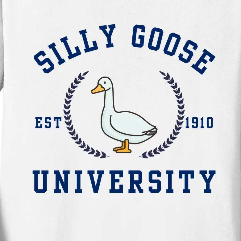 Silly Goose University Kids Long Sleeve Shirt