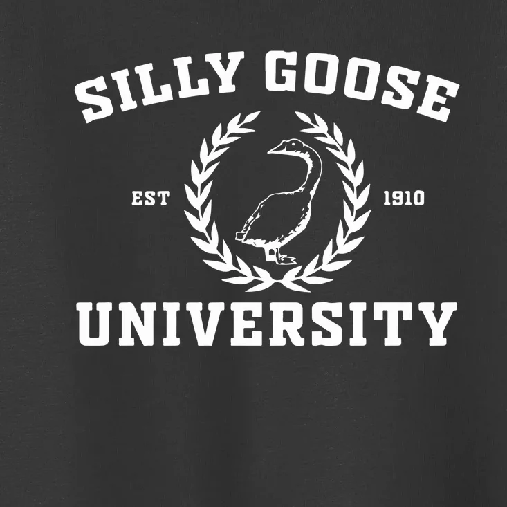 Silly Goose University Funny Meme Toddler T-Shirt