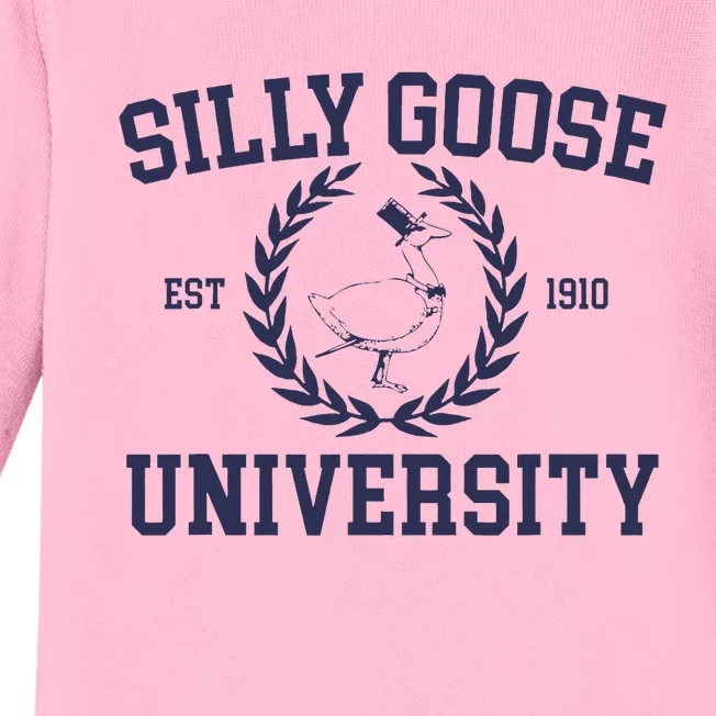 Silly Goose University Women Silly Goose Baby Long Sleeve Bodysuit