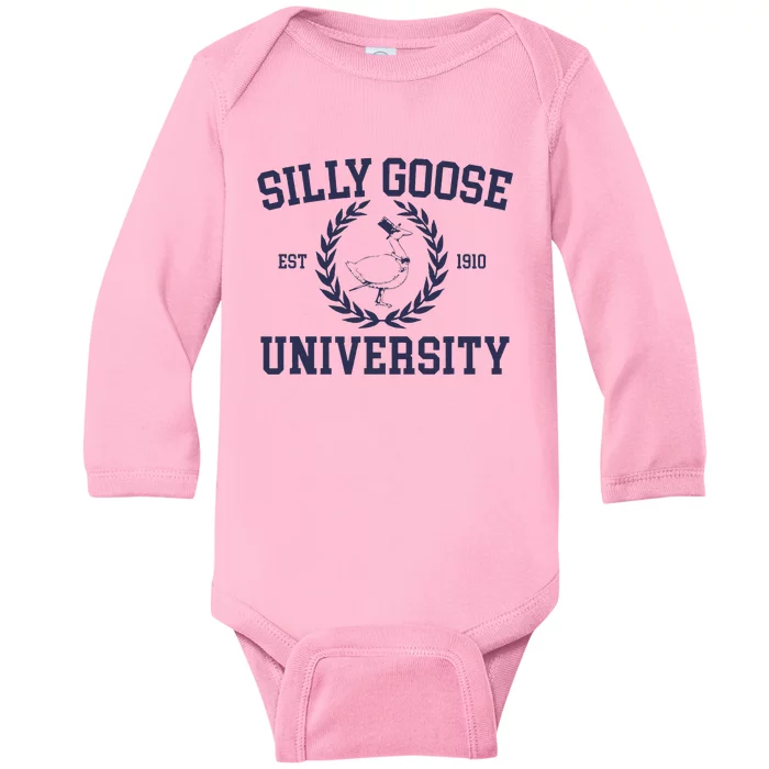 Silly Goose University Women Silly Goose Baby Long Sleeve Bodysuit