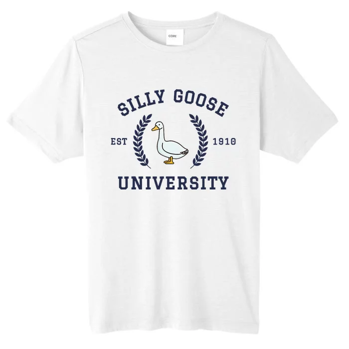 Silly Goose University Funny Silly Goose ChromaSoft Performance T-Shirt