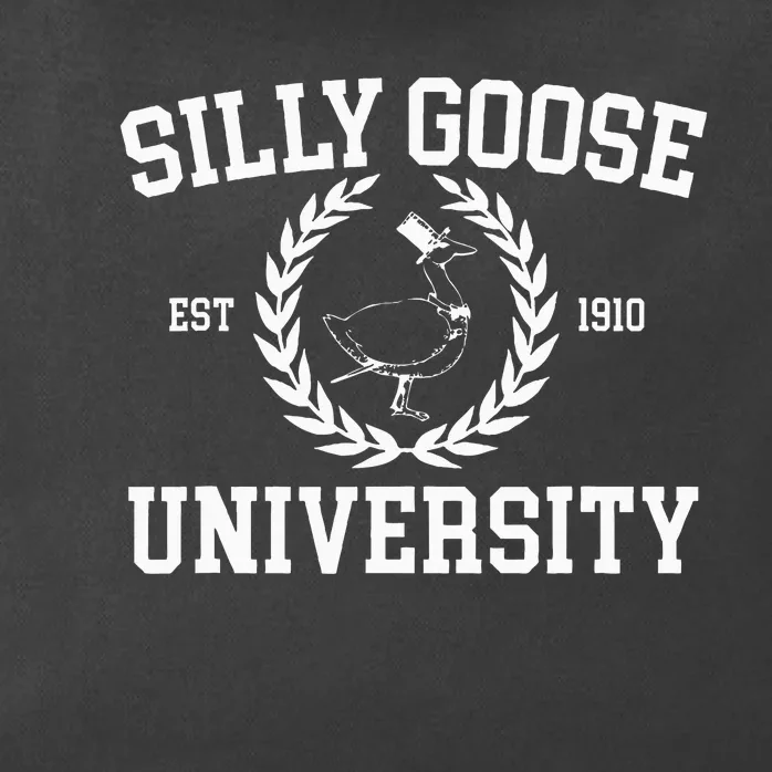 Silly Goose University Wo Silly Goose Meme Costume Zip Tote Bag