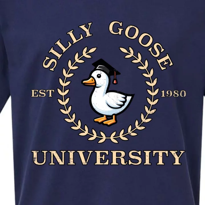 Silly Goose University Gift Sueded Cloud Jersey T-Shirt