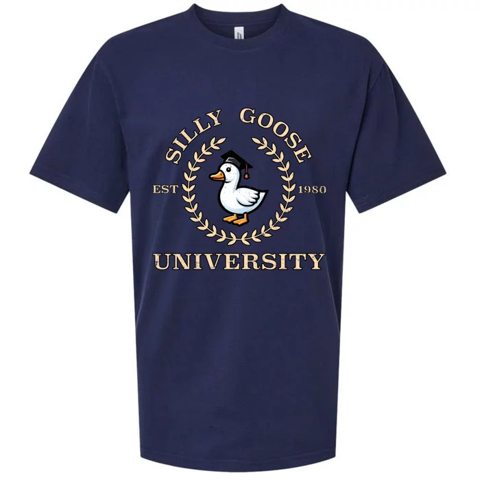 Silly Goose University Gift Sueded Cloud Jersey T-Shirt