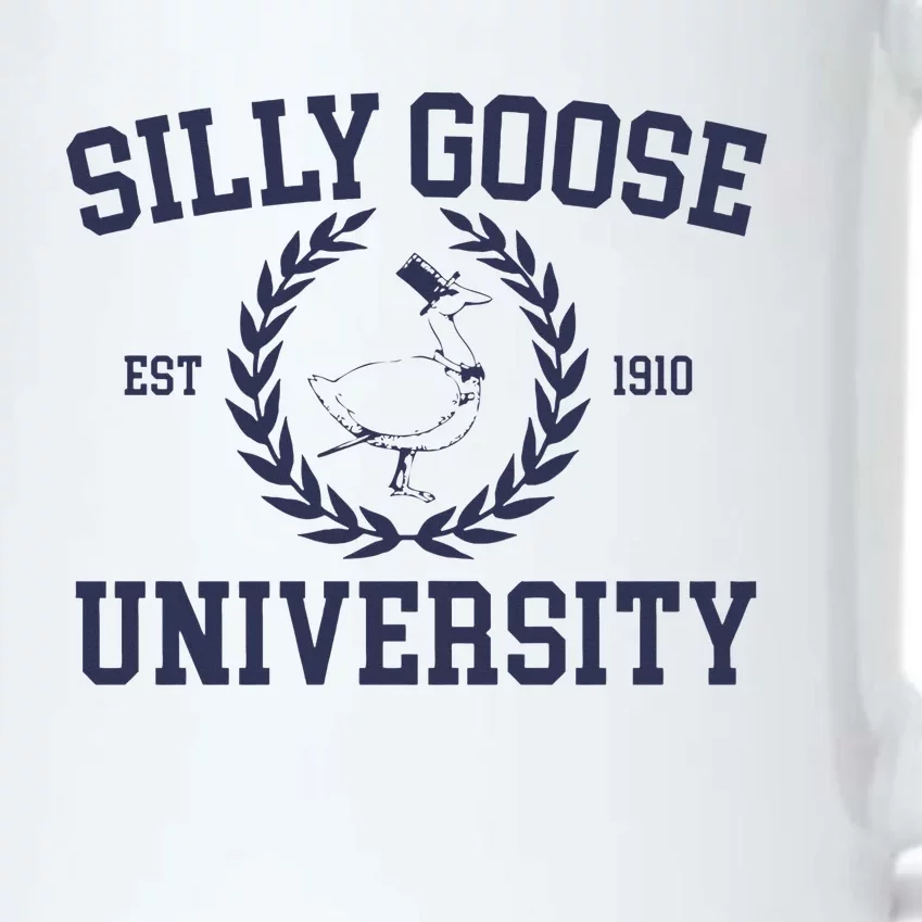 Silly Goose University Silly Goose Meme Clothing Black Color Changing Mug