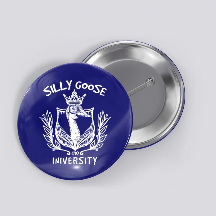 Silly Goose University Silly Goose Meme Costume Gift Button