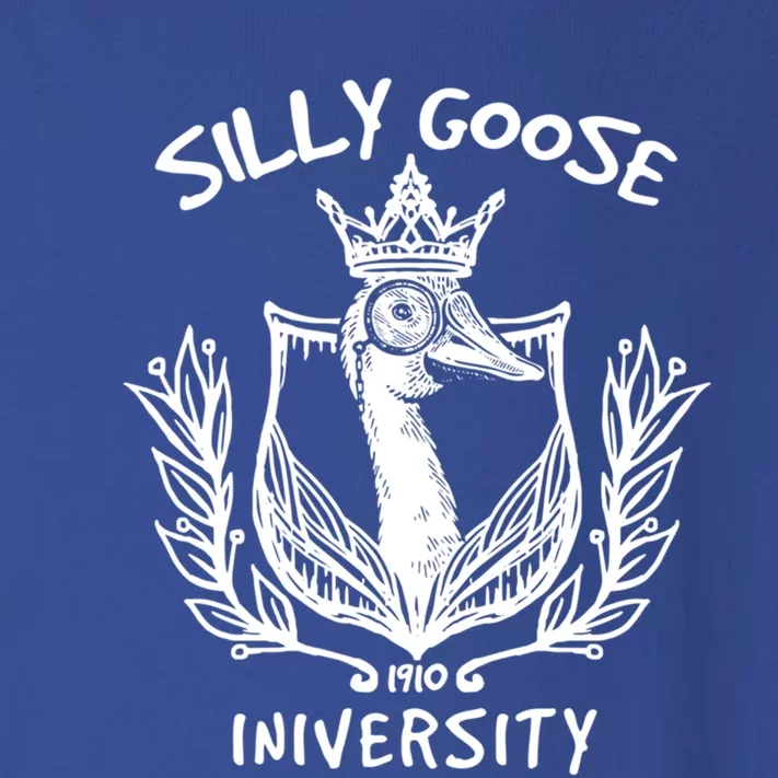 Silly Goose University Silly Goose Meme Costume Gift Toddler Long Sleeve Shirt