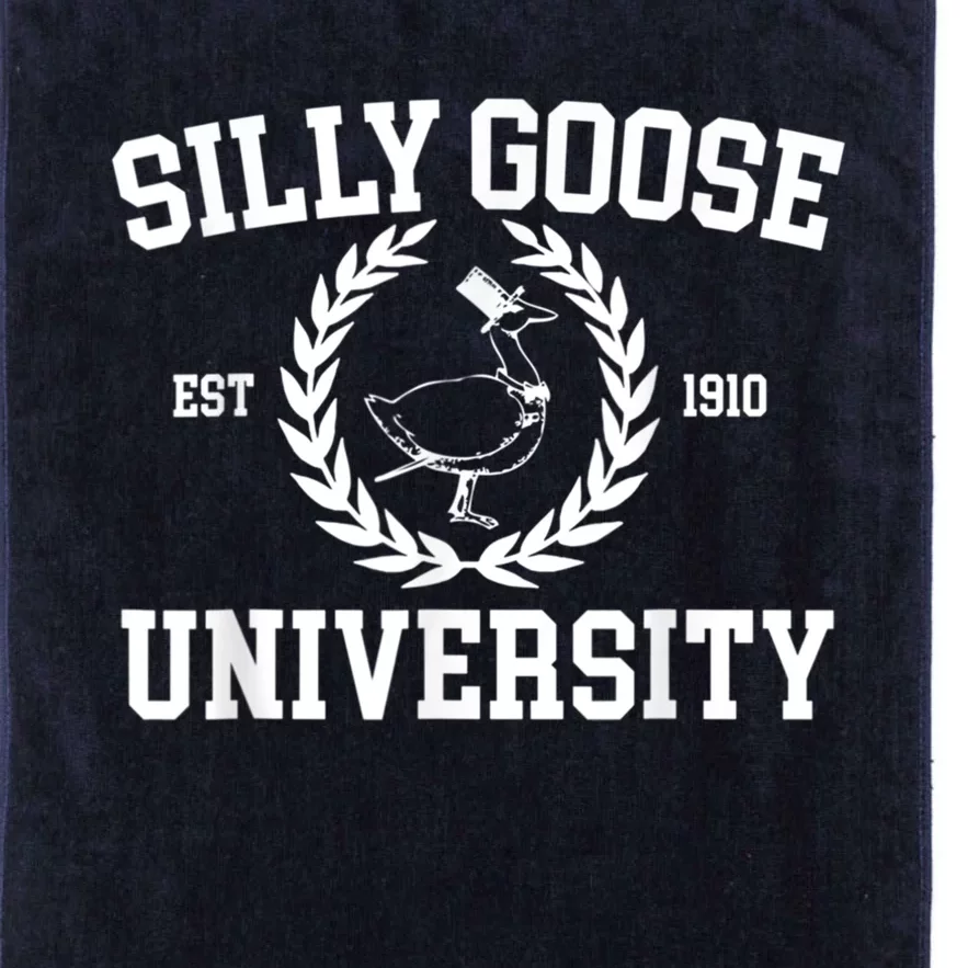 Silly Goose University Silly Goose Meme Costume Platinum Collection Golf Towel