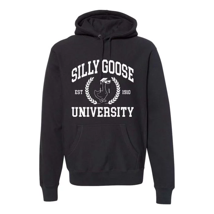 Silly Goose University Vintage Silly Goose On The Loose Premium Hoodie