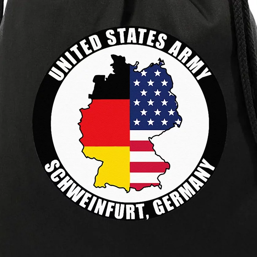 Schweinfurt Germany United States Army Military Veteran Gift Drawstring Bag