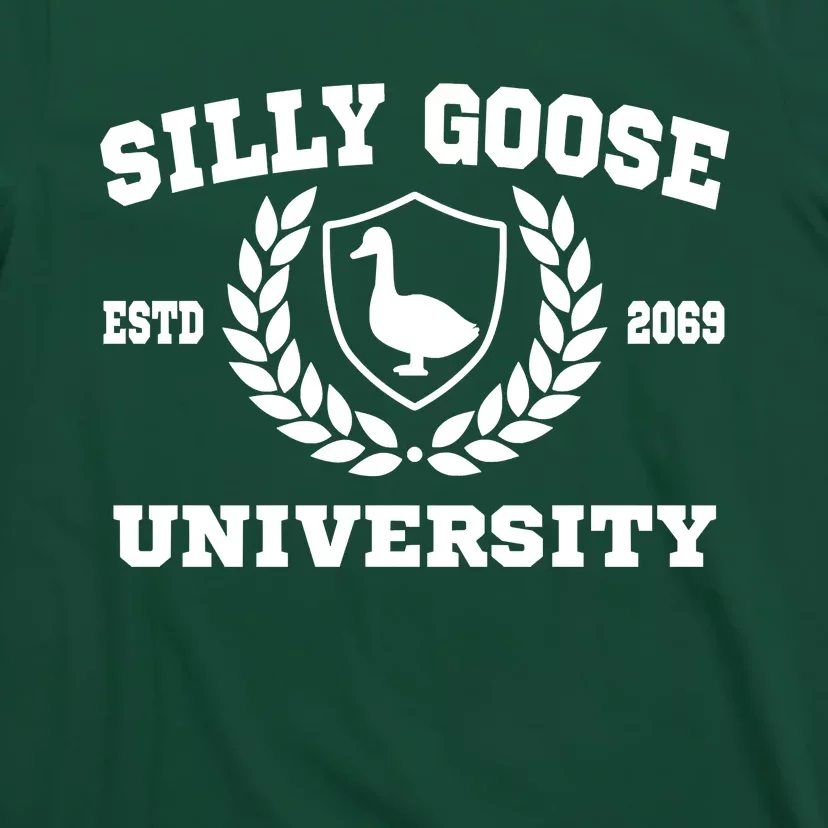 Silly Goose University Funny Meme School Bird T-Shirt