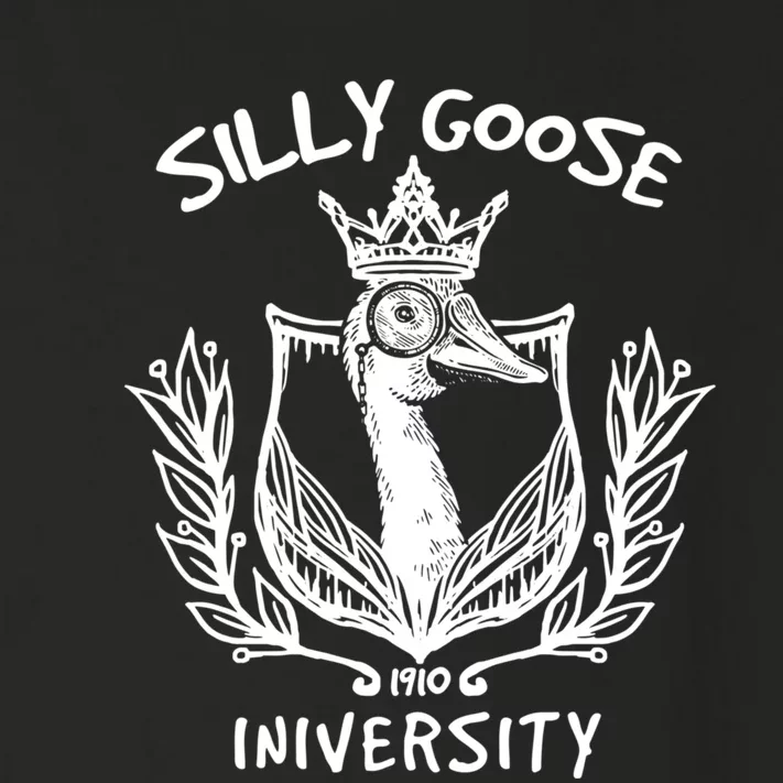 Silly Goose University Womens Silly Goose Meme Costume Toddler Long Sleeve Shirt