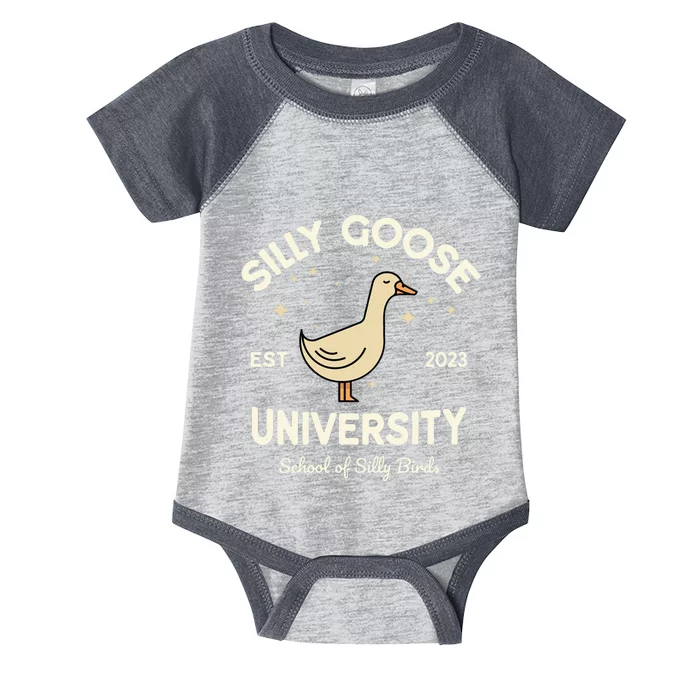 Silly Goose University School Of Silly Birds Sweatshirt Infant Baby Jersey Bodysuit