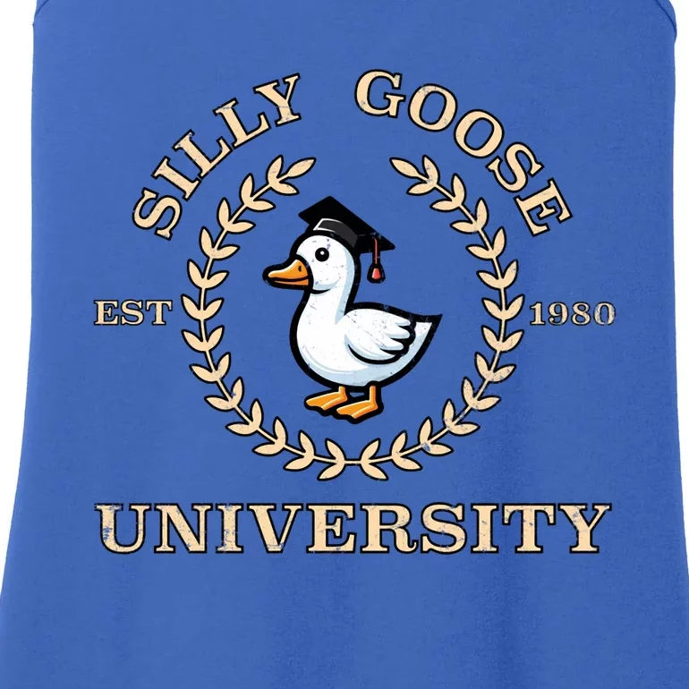 Silly Goose University Ladies Essential Tank