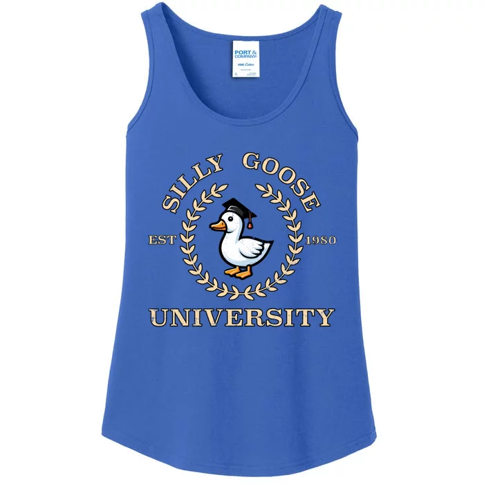 Silly Goose University Ladies Essential Tank