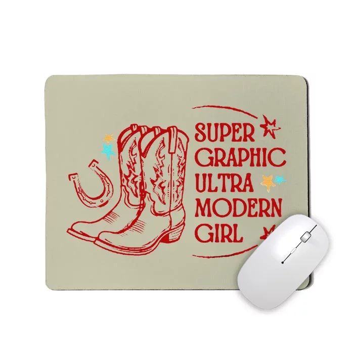 Super Graphic Ultra Modern Girl Chappell Roan Mousepad