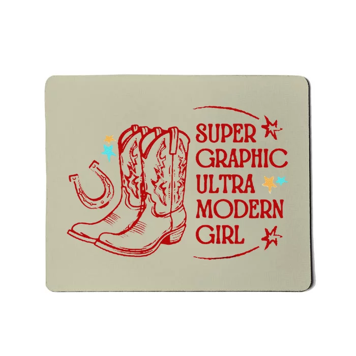 Super Graphic Ultra Modern Girl Chappell Roan Mousepad