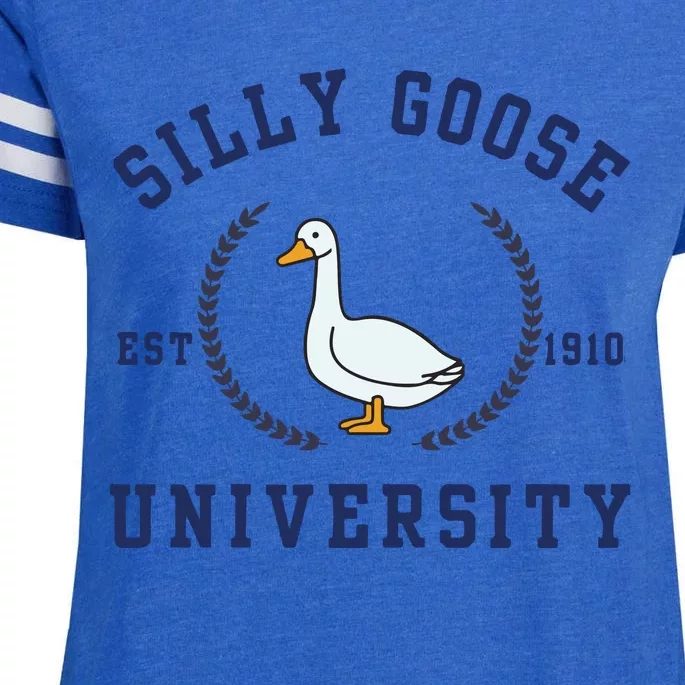 Silly Goose University Enza Ladies Jersey Football T-Shirt