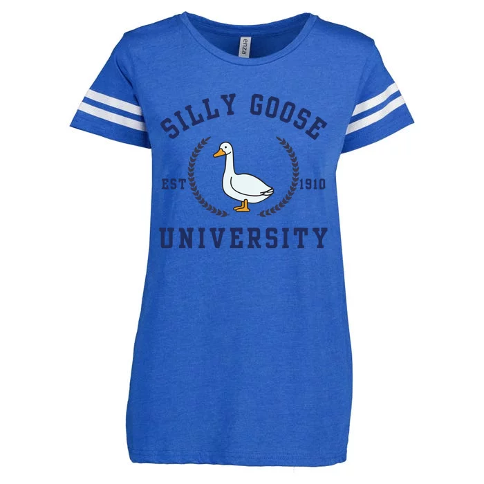 Silly Goose University Enza Ladies Jersey Football T-Shirt