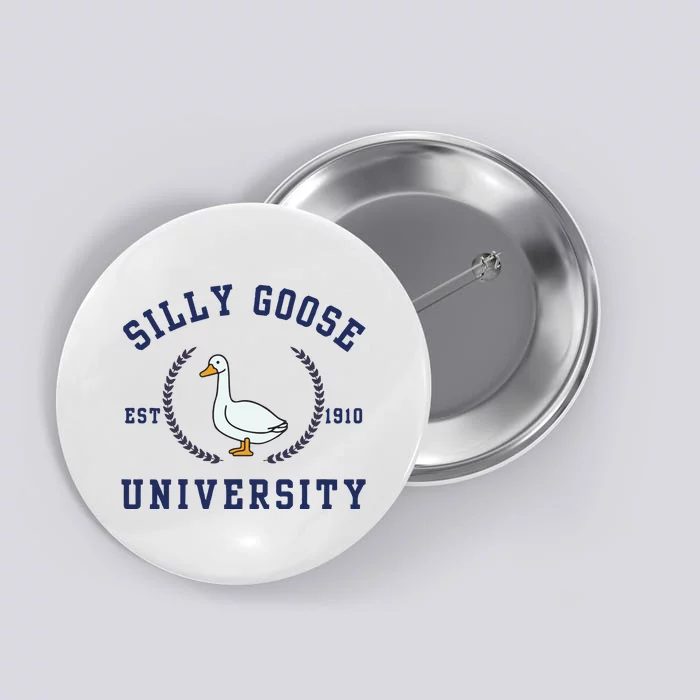 Silly Goose University Button