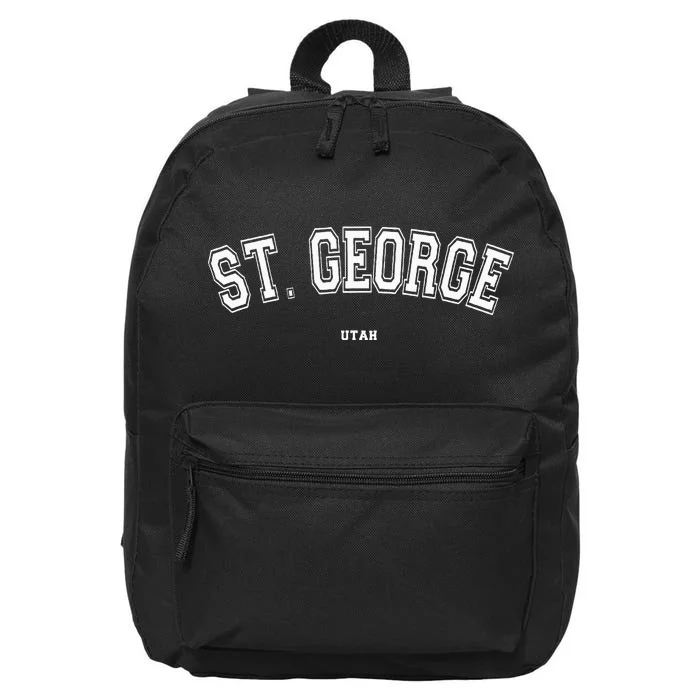 St. George Utah 16 in Basic Backpack